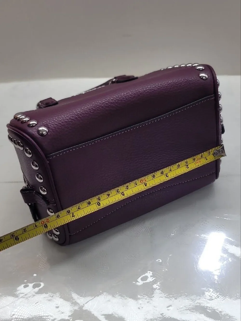 COACH  Sydney Satchel With Rivets